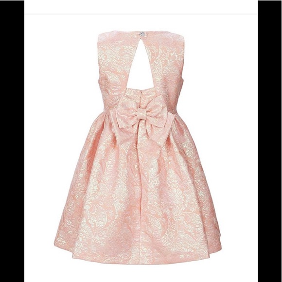 Bonnie Jean Jacquard Open Back Dress - Picture 2 of 7